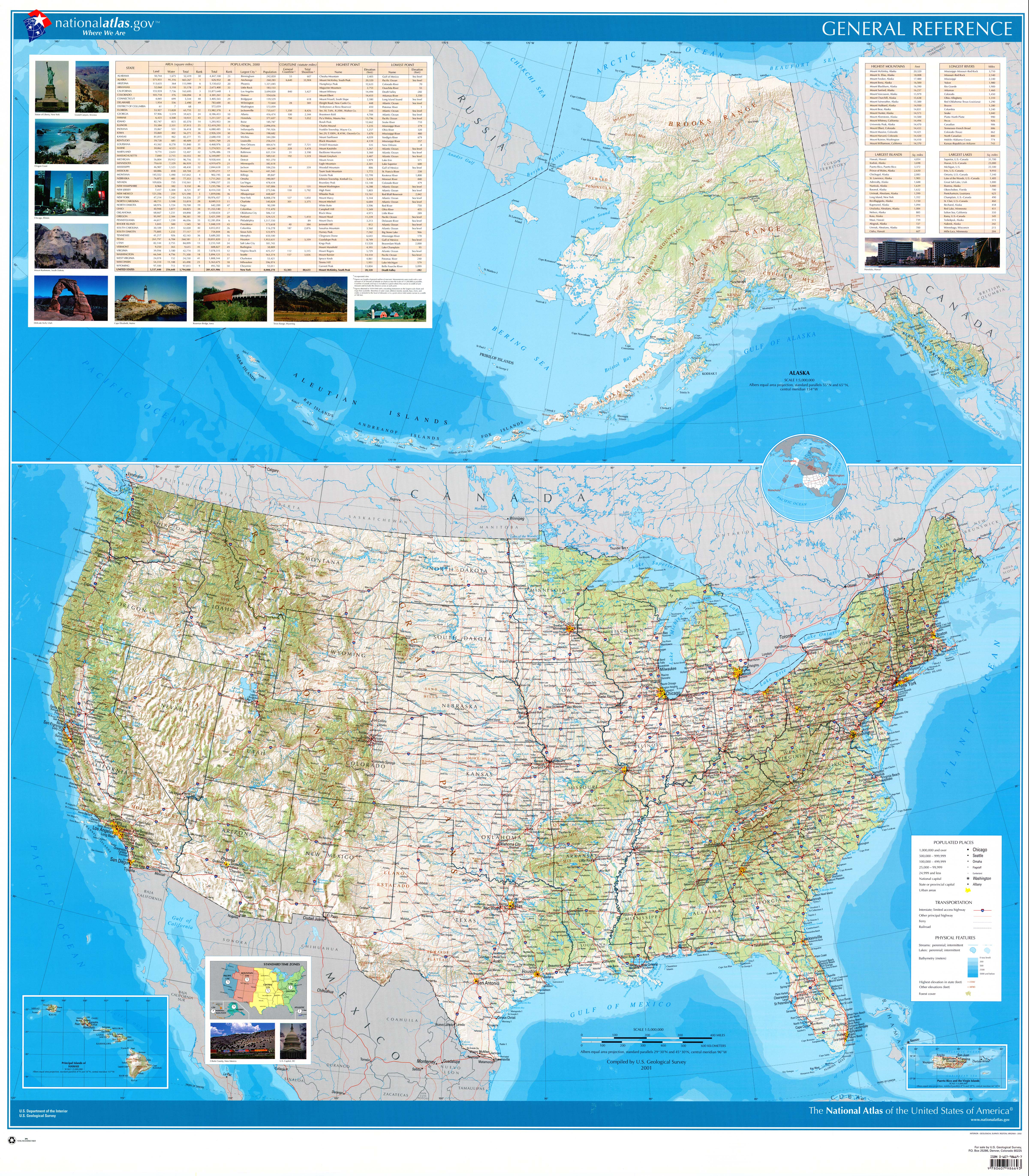 Usa States Map Pdf