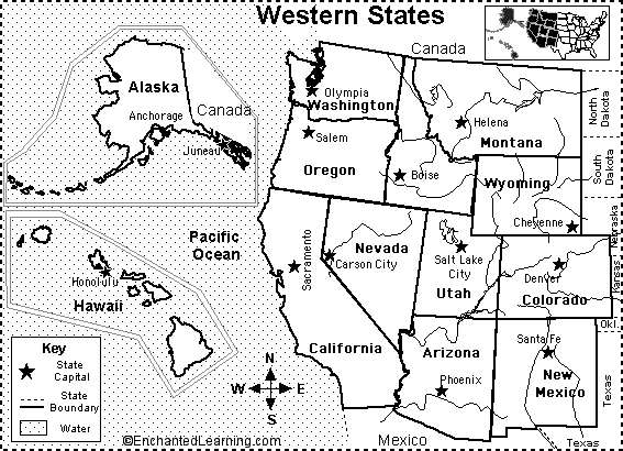 Usa States Map Quiz