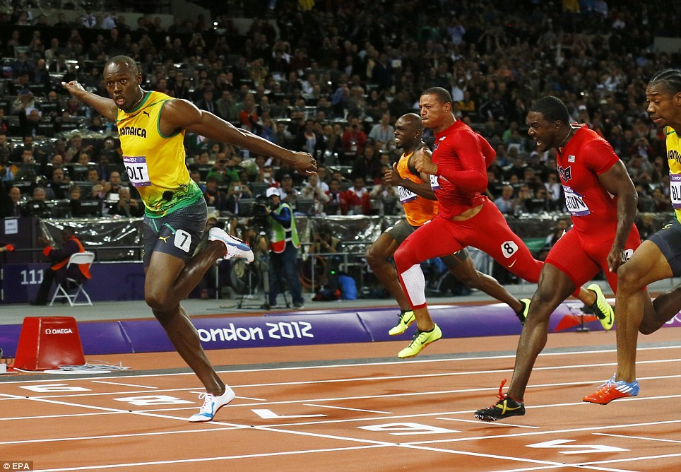 Usain Bolt Olympics 100m