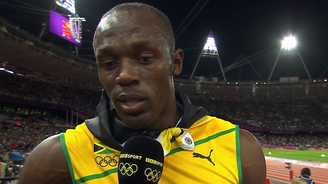 Usain Bolt Olympics 100m