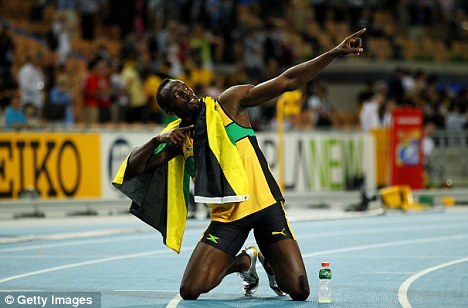 Usain Bolt Pose 2012