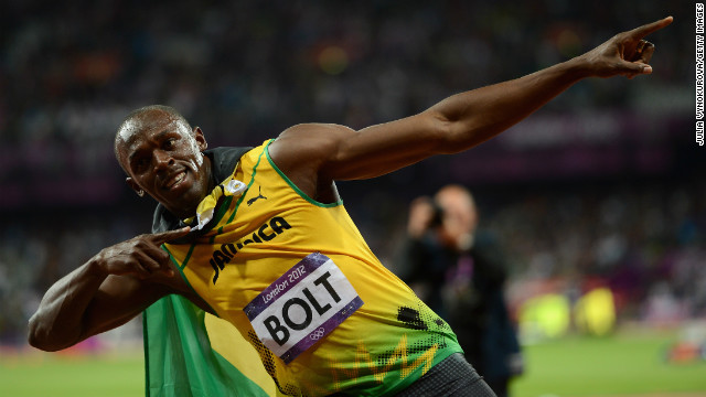 Usain Bolt Pose 2012