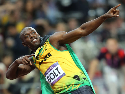 Usain Bolt Pose 2012