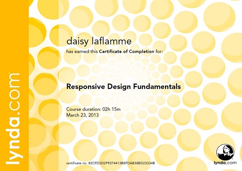 User Experience Design Certificate