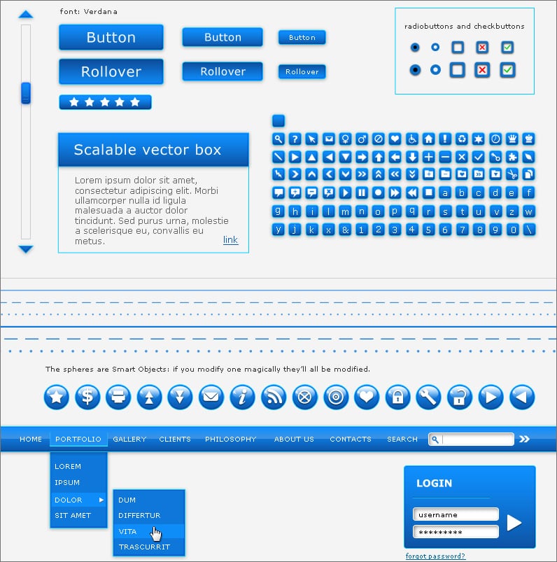 User Interface Templates Free