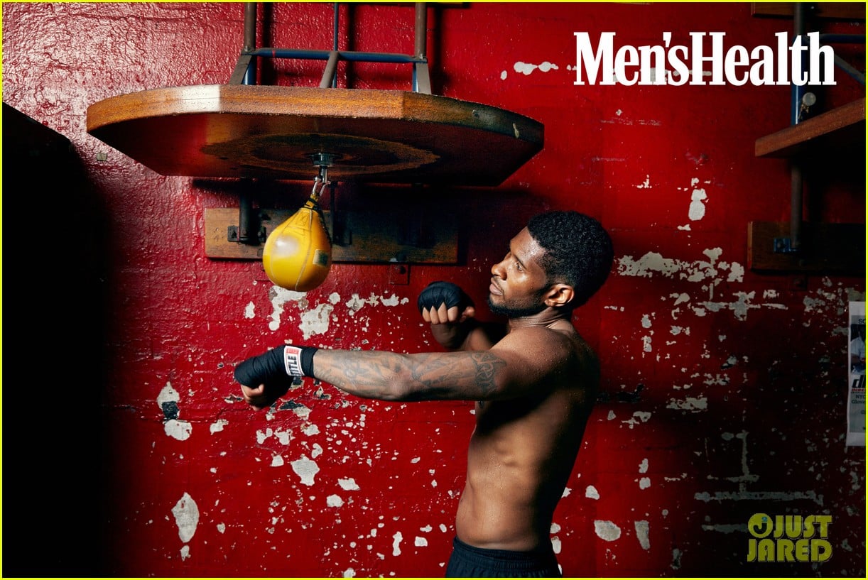 Usher 2013 Shirtless