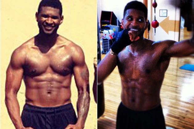 Usher 2013 Shirtless