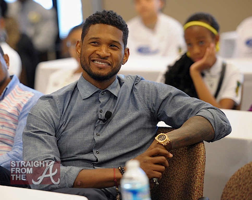 Usher And Wife 2012