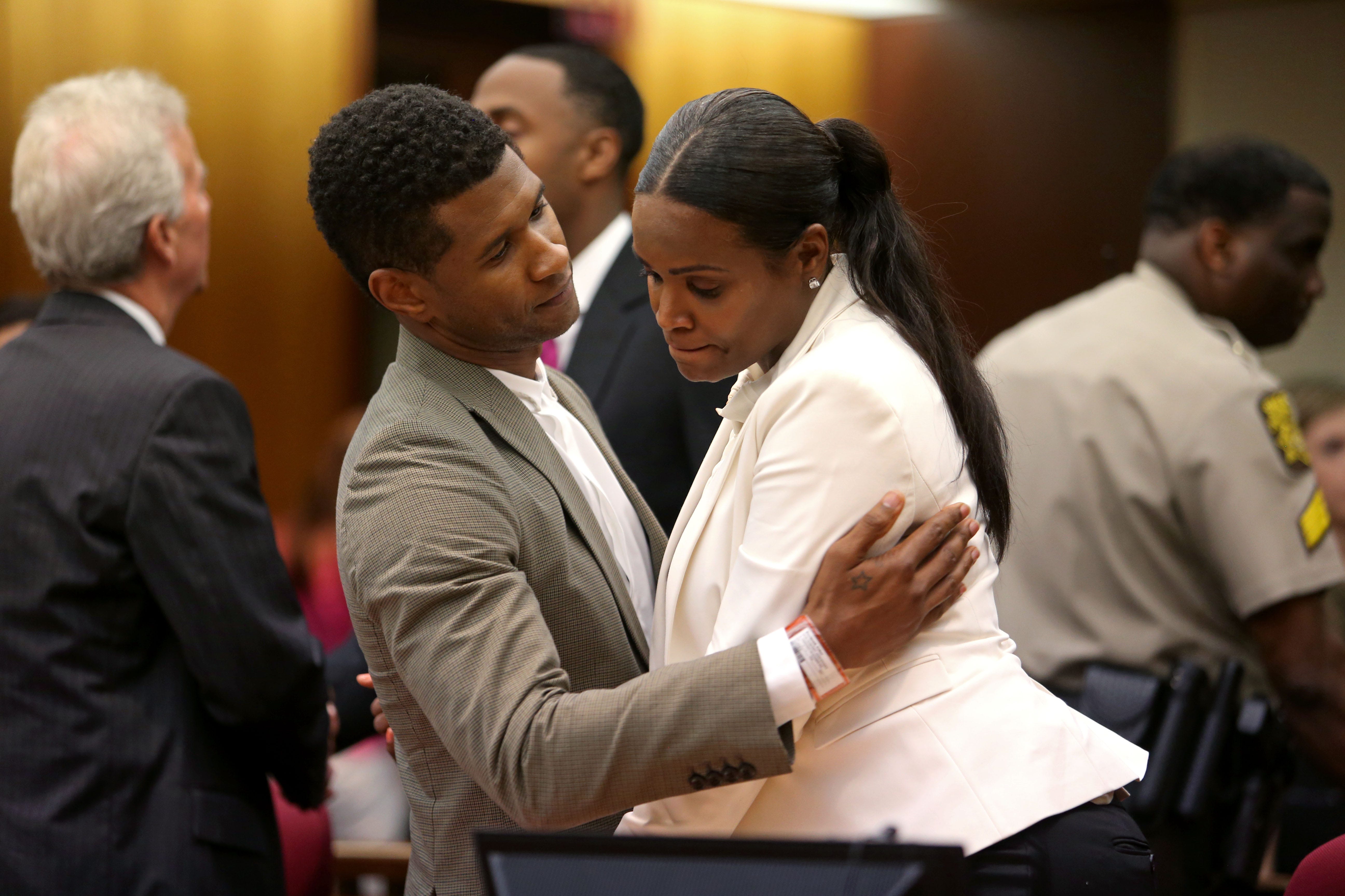 Usher And Wife 2013