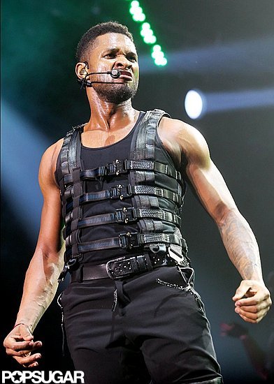 Usher Shirtless 2012