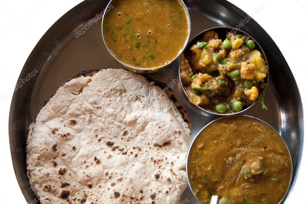 Vegetarian Indian Food Thali