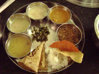 Vegetarian Indian Food Thali