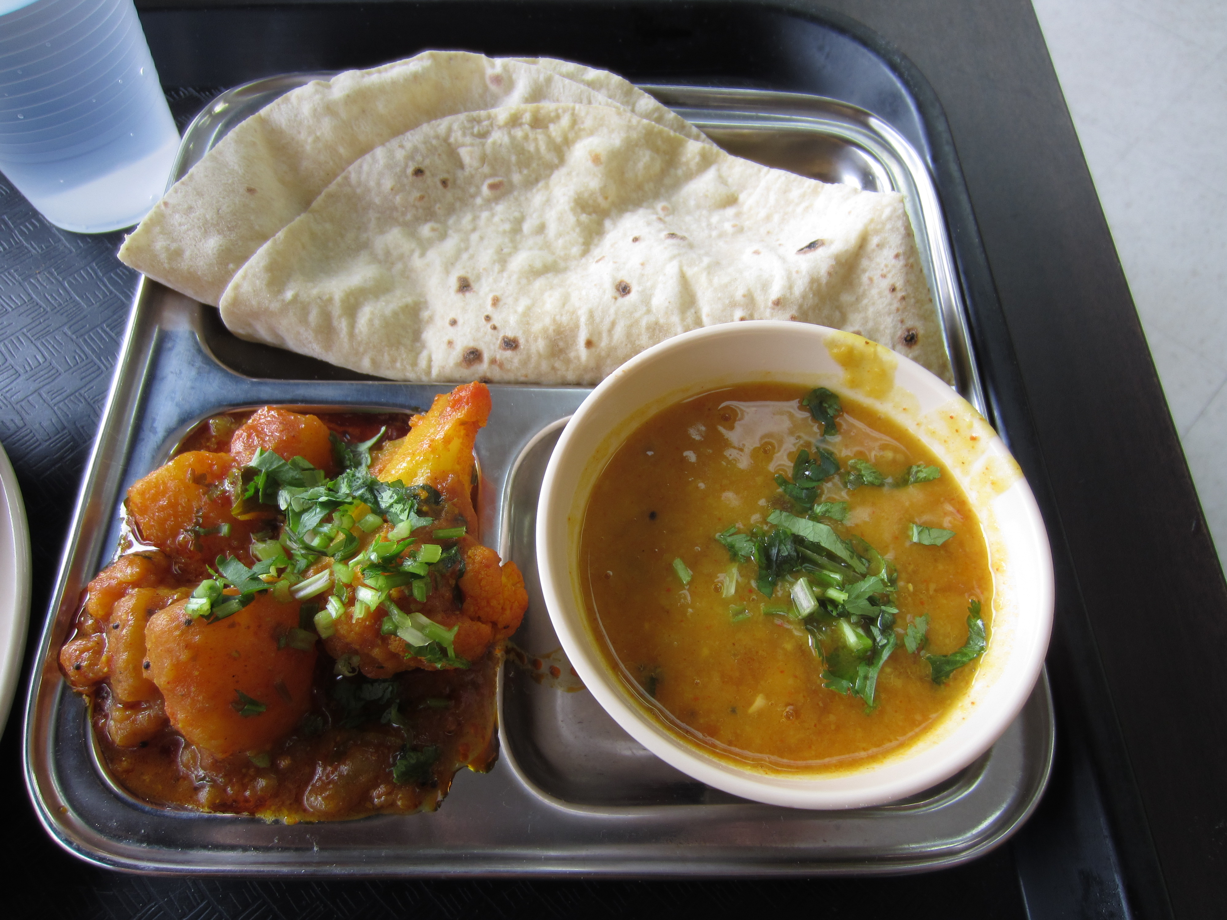 Vegetarian Indian Food Thali