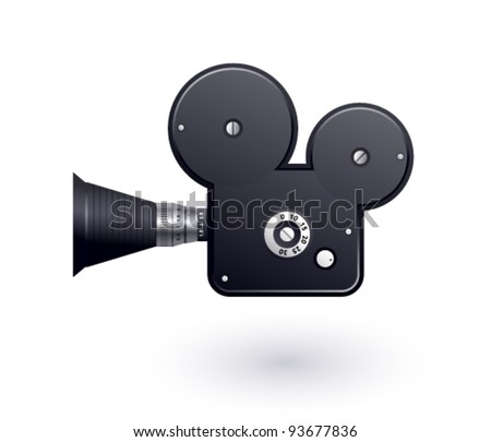 Video Camera Icon Vector