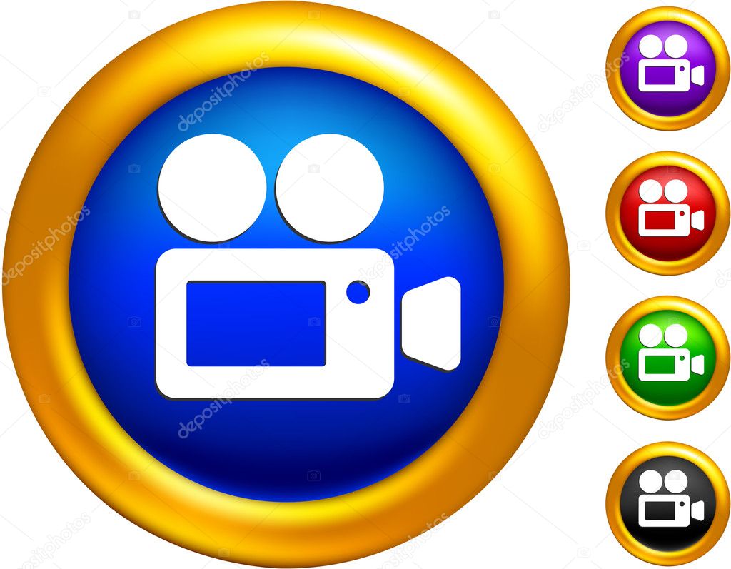 Video Camera Icon Vector