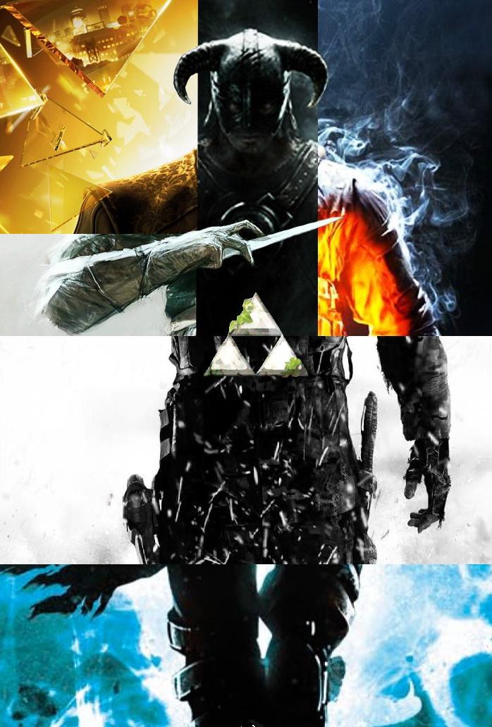 Video Game Characters Collage