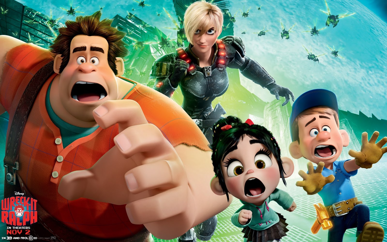 Video Game Characters In Wreck It Ralph