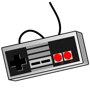 Video Game Controller Cartoon