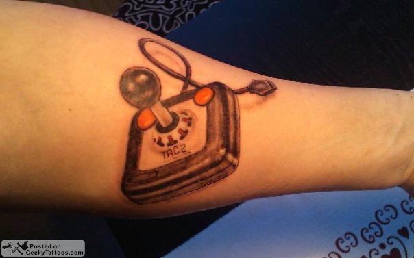 Video Game Controller Tattoo