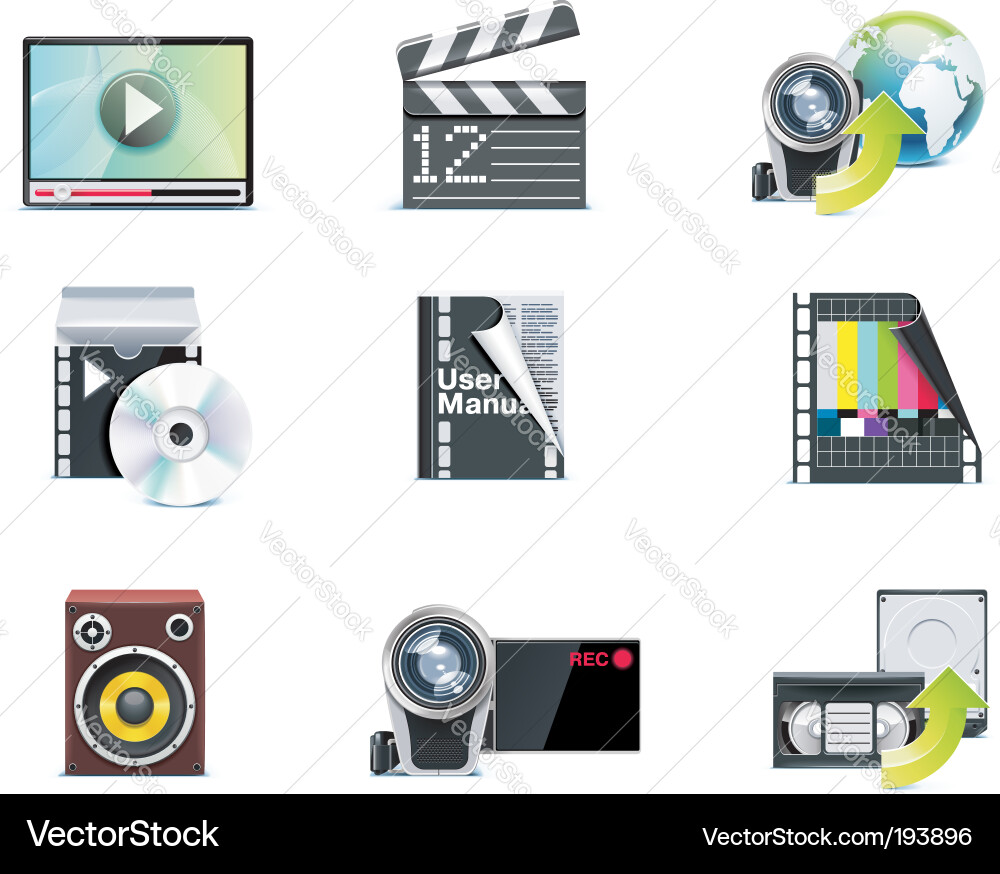 Video Icon Vector Download