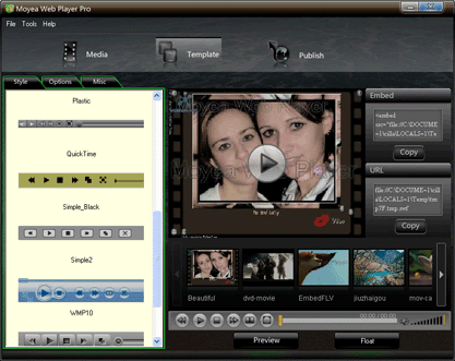 Video Player Controls