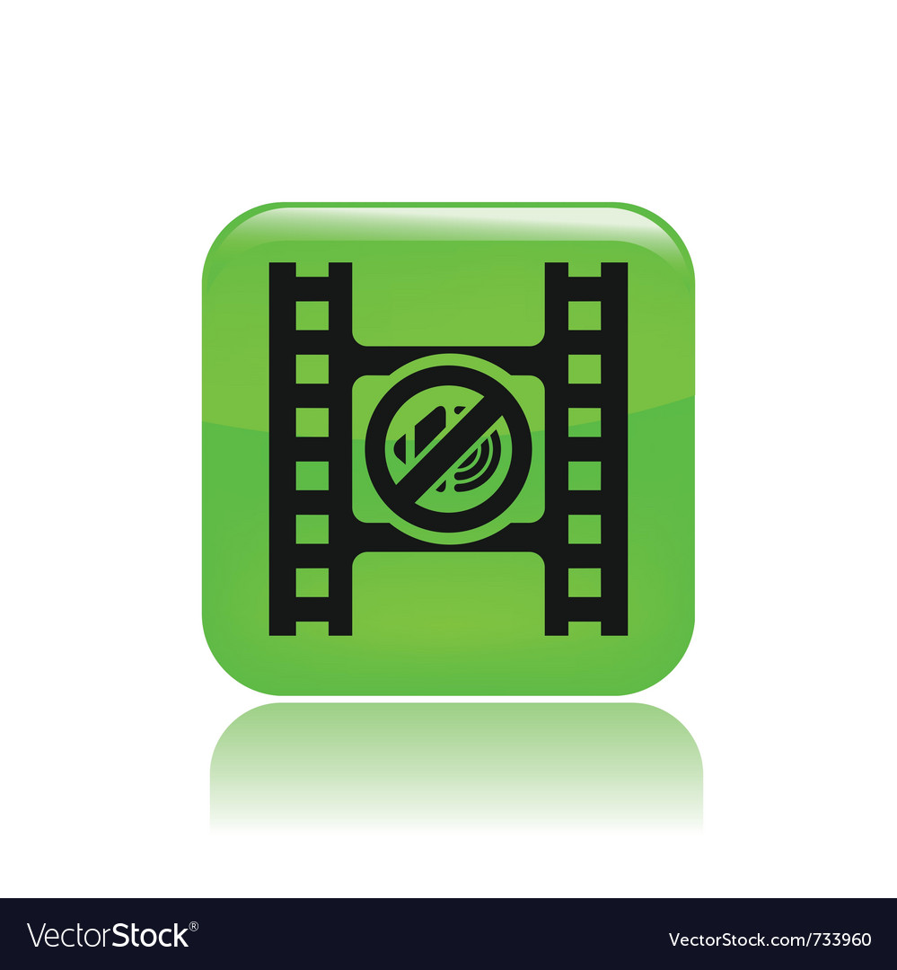 Video Player Icon Vector