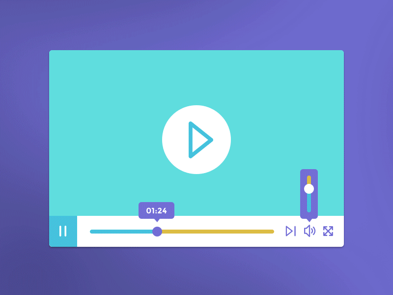 Video Player Psd Download