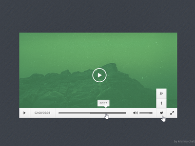 Video Player Psd Download