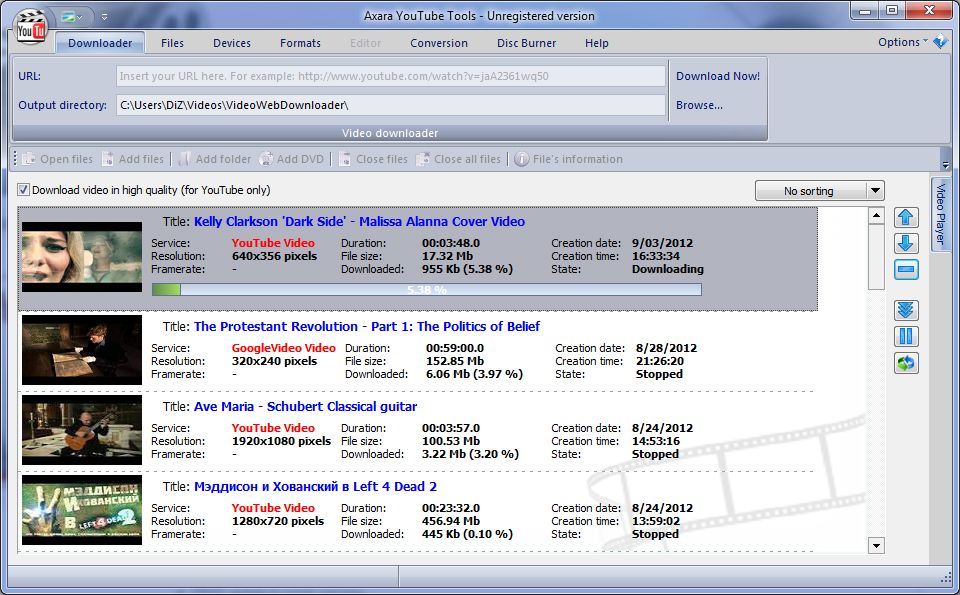 Videos Downloader Software