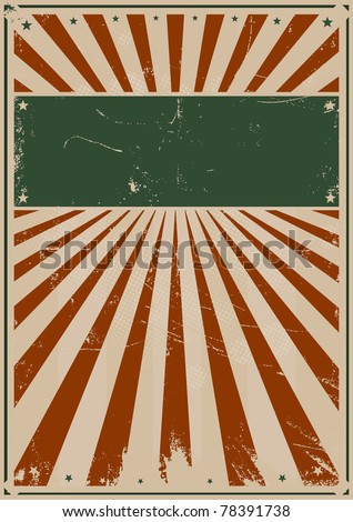 Vintage Us Flag Background