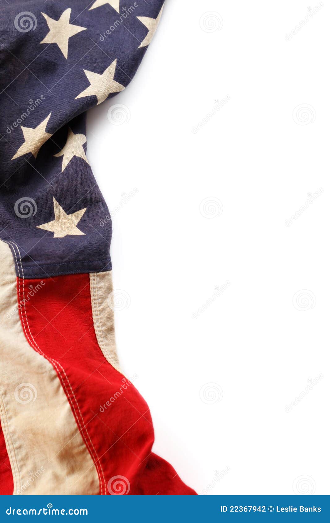 Vintage Us Flag Background