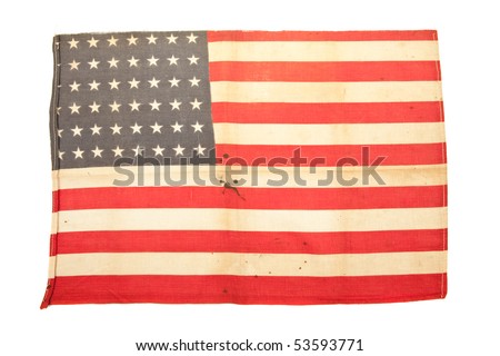 Vintage Us Flag Background