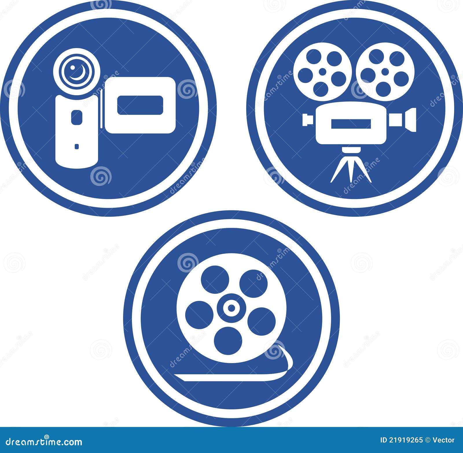 Vintage Video Camera Clip Art