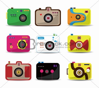 Vintage Video Camera Clip Art