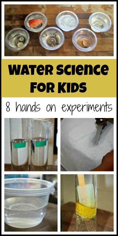 Water Experiments For Kids At School