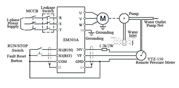 Water Pressure Switch Wiring Diagram