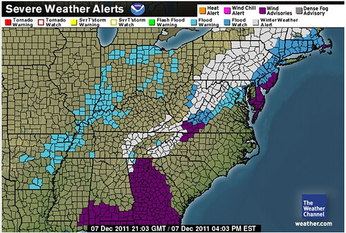 Weather Channel Map