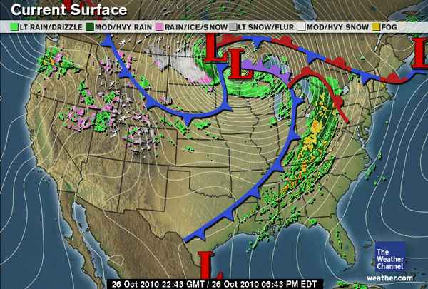 Weather Channel Map