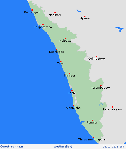 Weather Forecast Map India