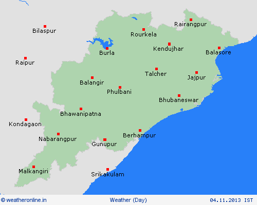 Weather Forecast Map India