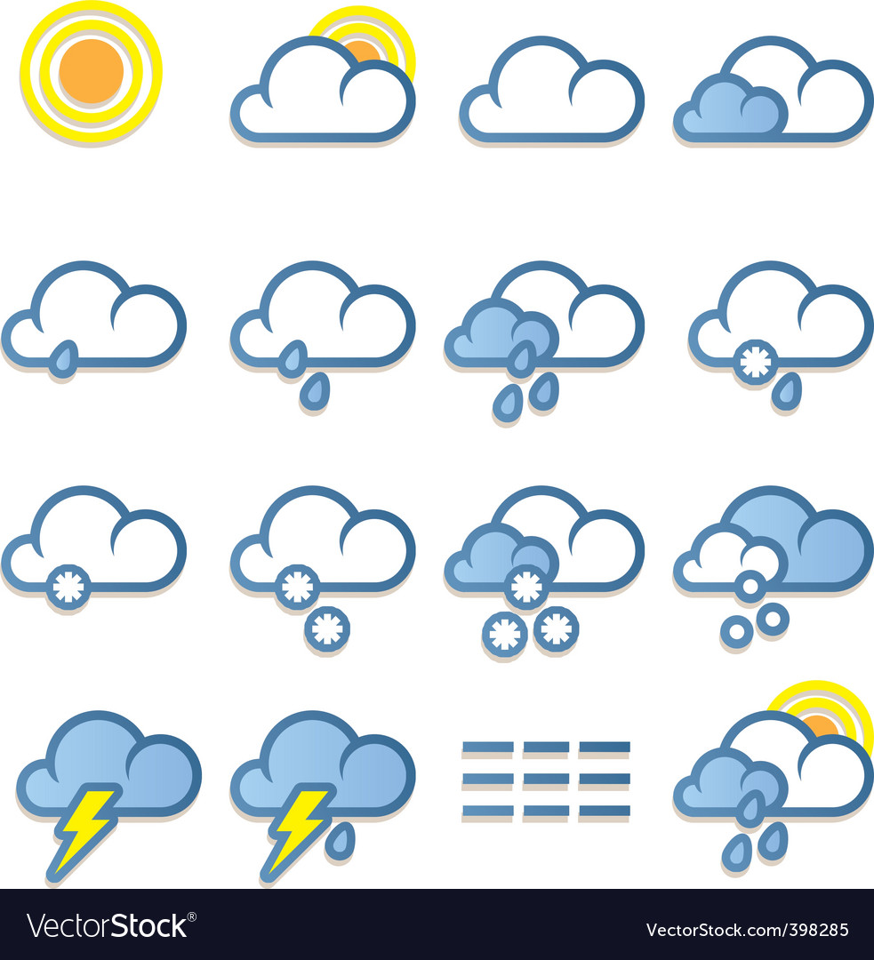 Weather Forecast Symbols For Children