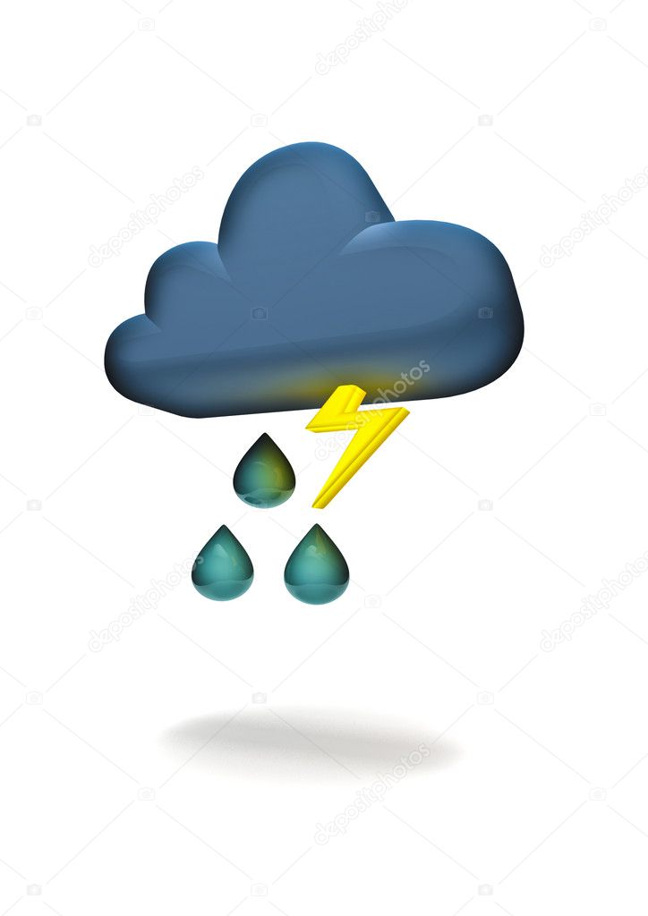 Weather Forecast Symbols Rain