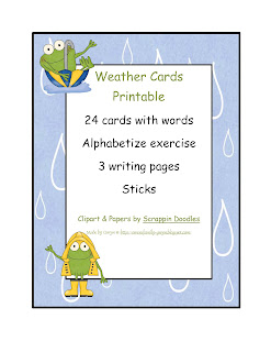 Weather Symbols For Kids Printables