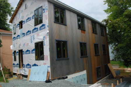 Weathering Steel Siding