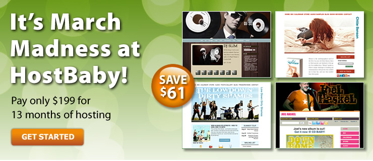 Web Hosting Banner Green