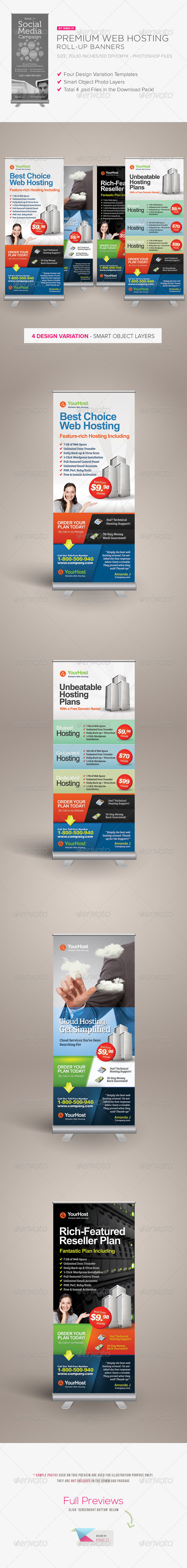 Web Hosting Banner Template