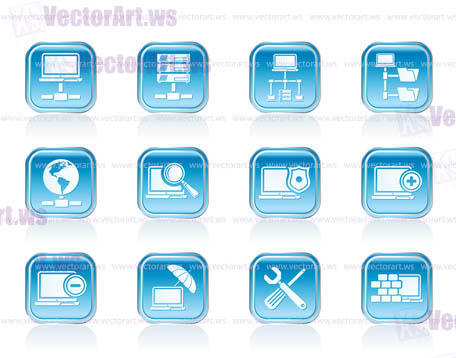 Web Hosting Icon Set