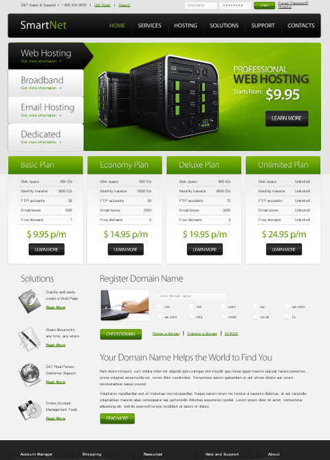 Web Pages Templates Free