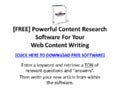 Website Content Writing Software