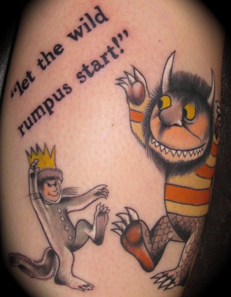 Where The Wild Things Are Tattoo Arm